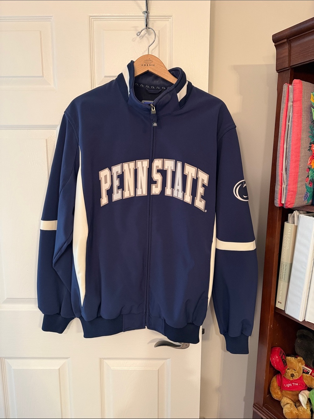Penn State Navy Blue Size XL Men's Full-Zip Jacket